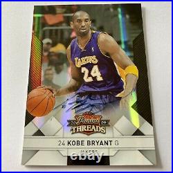 Kobe Bryant 2009-10 Panini Threads AUTO AUTOGRAPH ON CARD #D /99 Signed Blue #4