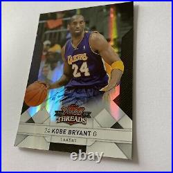 Kobe Bryant 2009-10 Panini Threads AUTO AUTOGRAPH ON CARD #D /99 Signed Blue #4