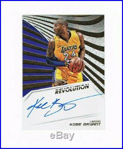 Kobe Bryant Auto 2018-19 Panini Revolution Lakers on Card Autograph Signed Card