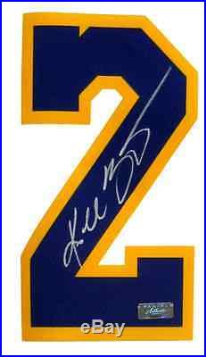 Kobe Bryant Autographed/Signed Los Angeles Lakers White Swingman Jersey Panini