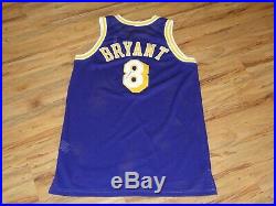 Kobe Bryant Game Worn Used 1997-98 Lakers #8 Dual Autographed Signed Jersey