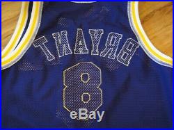 Kobe Bryant Game Worn Used 1997-98 Lakers #8 Dual Autographed Signed Jersey