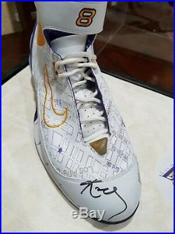 Kobe Bryant Lakers Game Used Worn Autographed Signed PE Shoe 2005 Promo Sample