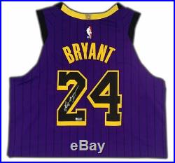 Kobe Bryant Lakers Signed #24 2019 Nike City Edition Authentic Jersey Panini
