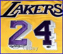 Kobe Bryant Lakers Signed Adidas Hardwood Classic Throwback Home Jersey
