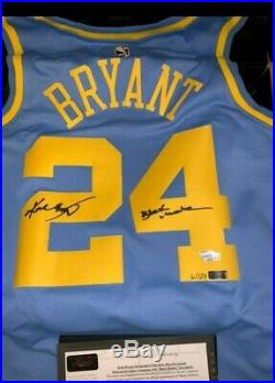 Kobe Bryant Minneapolis Lakers Signed Jersey Panini BLACK MAMBA INSCRIBED LE