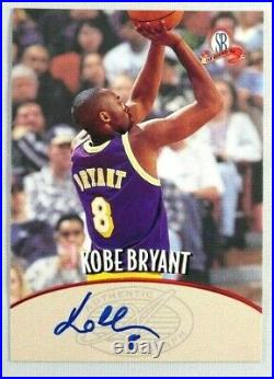 Kobe Bryant Rc 1996-97 Scoreboard Signed Autograph Rookie Auto La Lakers