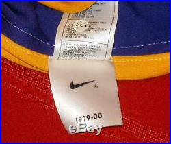Kobe Bryant Signed'99-'00 Nike Los Angeles Lakers Gold Game Jersey UDA Hologram