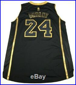 Kobe Bryant Signed Black Mamba Adidas Final Game Basketball Jersey Panini