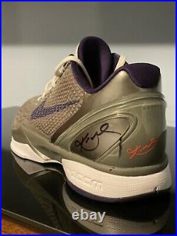 Kobe Bryant Signed Game Worn Used Shoes- Kobe 6 China (READ DESCRIPTION! RARE!)