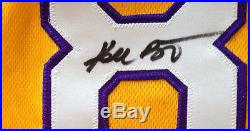 Kobe Bryant Signed Yellow Lakers #8 Jersey Autograph Full Signature PSA DNA coa