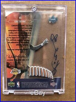 Kobe Bryant UD Upper Deck Slam Signature Autograph Auto 2000/01 Signed ON CARD