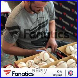 Kris Bryant Cubs Signed 2016 MLB World Series Baseball Fanatics Authentic