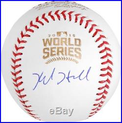Kyle Hendricks Cubs Signed 2016 MLB World Series Baseball Fanatics