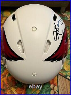 Kyler Murray! Autograph Mat White Authentic (FullSize Helmet) ROY Inscription