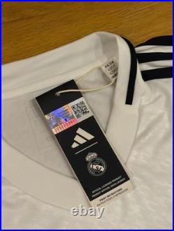 Kylian Mbappé Hand Signed Real Madrid 24-25 Home Shirt Club COA