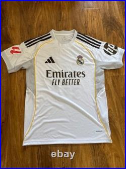 Kylian Mbappe hand signed Real Madrid Home Short With COA Included