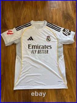Kylian Mbappe hand signed Real Madrid Home Short With COA Included
