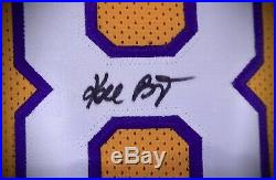 Lakers Kobe Bryant Autographed Signed Framed Yellow Jersey PSA/DNA B11902 #8 COA