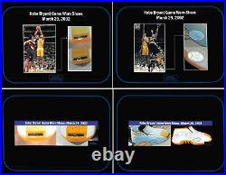Lakers Kobe Bryant Signed 2002 Game Worn Kobe 2 Adidas Shoes Photo Matched BAS