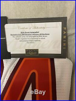 Lakers Kobe Bryant Signed 2009 All Star Jersey Panini Authentic