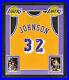 Lakers_Magic_Johnson_Authentic_Signed_Framed_Yellow_Jersey_BAS_Witnessed_01_lx