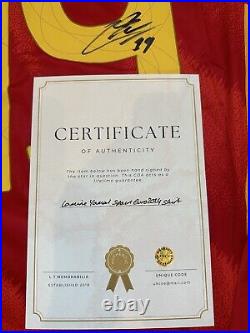 Lamine Yamal Ultra Rare Signed Spain Shirt With Certificate COA Euro 2024 Hero