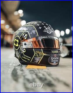 Lando Norris SIGNED Team Quadrant 12 Scale Bell Helmet, Bahrain Formula 1 BNIB