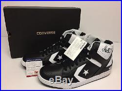 Larry Bird Signed Black/White Converse Weapons Shoes Boston Celtics PSA X72007