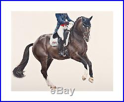Last remaining available Valegro print hand signed by Charlotte Dujardin