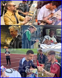 Late Diego Maradona Hand Signed Photo Argentina Legend #10 16x12 + Official COA