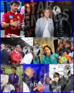 Late Diego Maradona Hand Signed Photo Argentina Legend #10 16x12 + Official COA