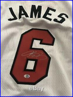 LeBRON JAMES Autographed Signed Miami Heat Jersey with COA