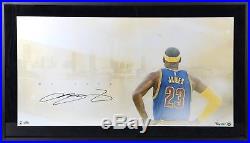 LeBron James Cleveland Cavaliers Framed 42x24 Signed My City Photo LE123