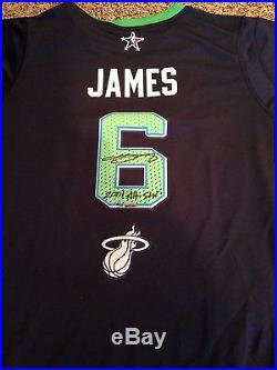 LeBron James Signed LE Adidas Swingman Miami Heat 2014 All-Star Game Jersey