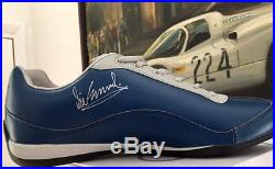 Le Mans 71 Martini Racing #21 Driving Shoes by Hunziker. Signed by Vic Elford