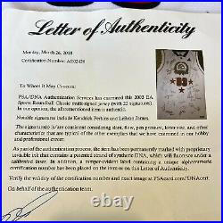 Lebron James Pre Rookie 2003 All American Team Signed Authentic Jersey PSA DNA