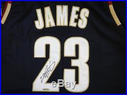 Lebron James Signed Uda 2003 Rookie Jersey Autographed Upper Deck Cleveland Cavs