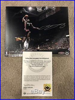 Lebron James UDA Signed Autographed 8x10 Photo Upper Deck Authenticated Champion