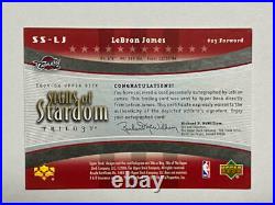 Lebron James auto Lebron James autograph sign card NBA CARD preown