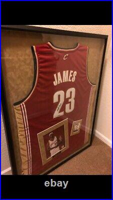 Lebron James signed 2003 rookie Cleveland Cavaliers jersey UDA COA Upper Deck
