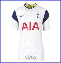 Ledley King Signed Tottenham Hotspur Shirt Home, 2020/2021, Number 26