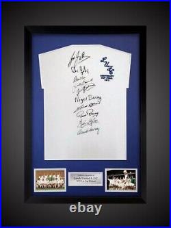 Leeds 1972 Squad Hand Signed And Framed Football Shirt £199