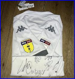 Leeds United 2019-2020 Marcelo Bielsa's Championship Winning Squad Signed Shirt