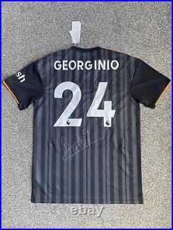 Leeds United Shirt Signed By Georginio Rutter