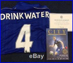 Leicester City Danny Drinkwater Signed Match Worn Poppy shirt