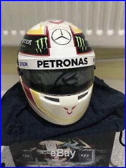 Lewis Hamilton 2015 Signed 1/2 Scale Helmet