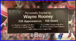 Limited edition Manchester United Hand Signed Wayne Rooney Boot Framed