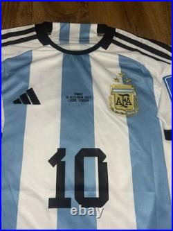 Lionel Messi Hand Signed Argentina Home Shirt With Coa Included Lionel Messi Hand Signed Argentina Home Shirt With Coa Included