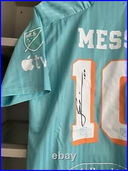 Lionel Messi Hand Signed Inter Miami 3rd Shirt COA verified